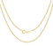 Sinez Damen Goldkette Halskette Kette Echtgold Gelbgold Gold 585 14k (45, Breite 1,4 mm)