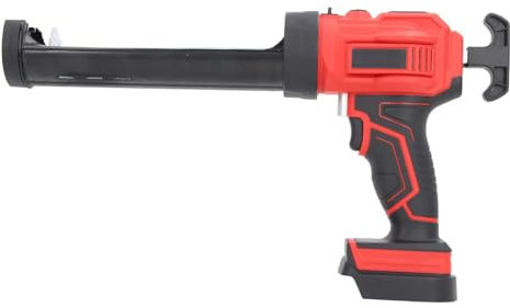 Rechargeable Cordless Caulking Gun, Adjustable Speed Electric Caulk Gun with LED Light for Home Renovations, DIY Projects, with Automatic Retraction System for Clean Workshops