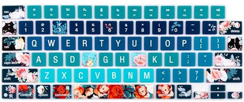 WSLUCKO Funda para teclado para MacBook Pro 14/16 2021-2024 (A2442 A2485 A3112 A3401 A3403 A2992 A2779 A2780 A2991 A2918 M1/M2/M3 M4) y MacBook Air 1. 3.6 pulgadas/15 pulgadas (A2681 A3113 A2941 A3114