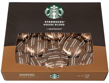 STARBUCKS® House Blend 50 Kaffee-Pads für Nespresso Pro (Medium Röstung, 3.2 kg, 50 Pads à 6.4 g)
