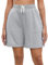 Enjyam Women's 100% Cotton Classic Bermuda Shorts Sport Shorts Moisture Wicking Activewear with Pockets Hiking Shorts Pyjama Bottoms,Light Grey-M