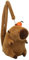 APLVFFZH Plüsch-Capybara-Rucksack, Schultasche für Rucksackreisen, Reisen und Camping