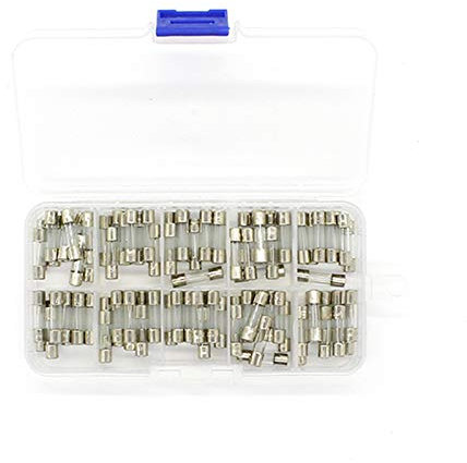 Speesy 100 StüCk Set 5X20Mm 0.2A-20A Schnell Blas Glas Sicherung Verschiedene Kits