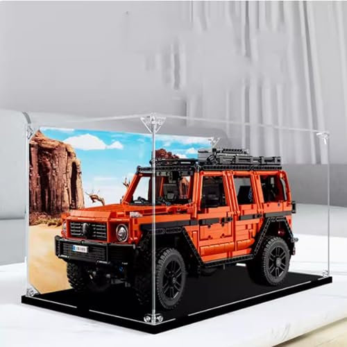 Vitrine transparente en acrylique pour véhicule tout-terrain Lego 42177 G500 - Boîte de présentation pour objets de collection - Boîte de rangement pour (uniquement étui) (Style 2)