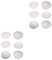 minkissy 12 Stk Hockpfanne geruchshemmender Deckel Austausch der Toilettenklappe Hocktoilette desodorierende Abdeckung toiletten zubehör insektenabwehr geruchsentferner Hockgrubenabdeckung
