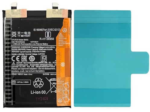 TY BETTERY® Batterie BM5A Compatible avec Xiaomi Redmi Note 11 Pro 5g