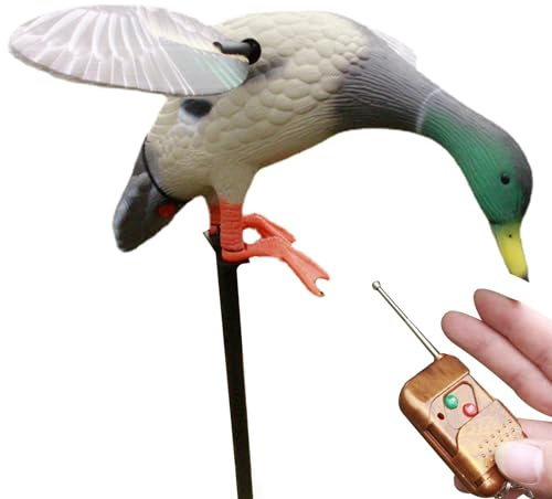 Ferngesteuerter Enten-Köder – Leichter Stockenten-Köder, Flexibler Enten-Jagd-Köder | Effektiver Enten-Jagd-Köder mit Fernbedienung, hochwertige Enten-Köder für die effektive Wasservogeljagd