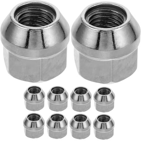 BUGUUYO 10stücke Offene Endradmuttern Passend Für Anhänger Wohnmobil Pickup Boot Felgen Reifen Konischer Sitz Eichel-design Aus Stahl