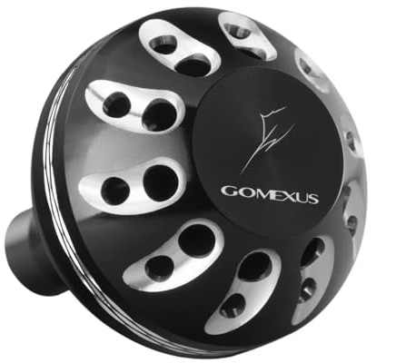GOMEXUS 35/38/41mm Aluminium Knauf Angelrolle Passend für Shimano Stella FI Sustain FI Daiwa Certate LT Luvias Spinnrolle Kurbelknauf Direktinstallation, Power Knob Bohrinstallation für Daiwa BG