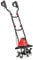 COSTWAY Motoculteur Électrique Filaire Pliable de 10 A, Outil de Jardinage Largeur de Travail de 32 cm et Profondeur de 22 cm Verrouillage de Sécurité, pour Labourage de la Pelouse (Rouge)