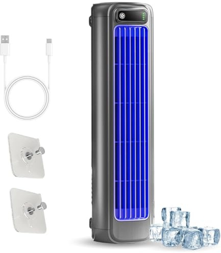 Solymall Ace Enfriador, Medilife Ace Enfriador,mini climatizador portatil,enfriador de aire,aire acondicionado portatil bateria,mejor aire acondicionado portatil,Para Oficina, Dormitorio, Cocina