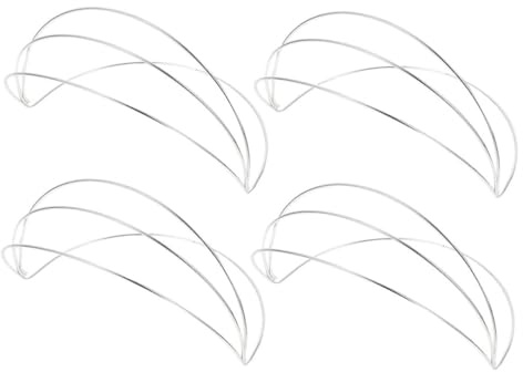 FRCOLOR 4stücke Teiliges Haarbänder Für Mädchen Mehrlagige Haarbandrohlinge Haarband-bastelsets Kronen Für Florale Diy-designs Tiara-bastelrohlinge