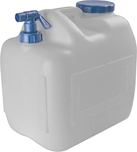 normani Wasserkanister Wassertank Trinkwasserbehälter Camping-Kanister mit Hahn und Deckel 10 Liter bis 23 Liter - HD-PE lebensmittelecht, geschmacks- und geruchsneutral