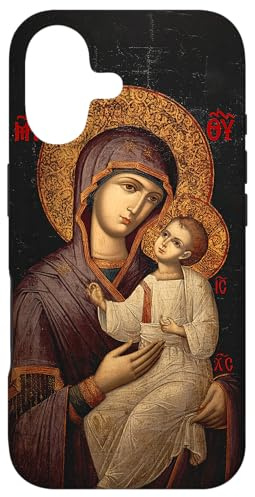 Hülle für iPhone 17 Jungfrau Maria Theotokos orthodoxe christliche Ikone ästhetisch