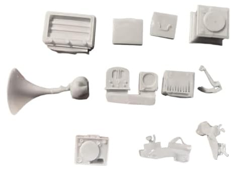 TTETTZ Ensemble de Maquette de Gramophone Miniature, échelle 1:35, Objet Décoratif de Collection