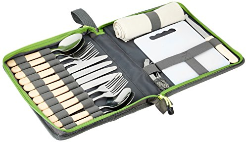 Outwell Picknick Besteckset grau/grün