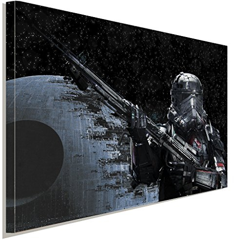 LaraArt Bilder Star Wars Stormtrooper 2 Leinwandbild LaraArt Studio Wanddeko Wandbild (120x 80 cm)