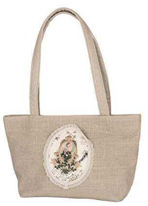 Trachten Handtasche - NOEL - grau, pink