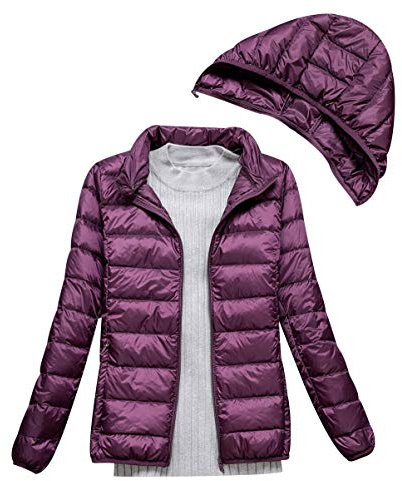 Piumino Leggero Donna Con Cappuccio Piumini Leggeri Giacca Piumino Leggeri Donna Giacconi Invernali Cappotto Piumino Trapuntato Ultraleggero Giubbotti Giubbini Giacca Primaverile Invernale Viola