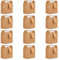 Belle Vous Boite Cadeau Carton Kraft avec Etiquettes et Ruban (Lot de 20) - 16 x 14,7 x 6,5 cm - Boite Papier Kraft Marron pour Anniversaire Enfants, Gouter, Naissances et Mariages