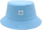 Smile Face Bucket-Hut Sommer Reise Bucket Strand Sonnenhut Unisex Visor Outdoor Cap - Blau - Einheitsgröße