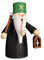 Seiffener Volkskunst | Räuchermännchen Erzgebirge Wichtel | 13 cm | erzgebirgische Holzkunst Weihnachten | 12326 | Bergwichtel