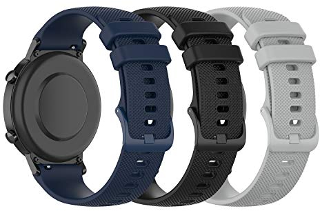 Chofit Armband kompatibel mit Willful ID205L, Ersatz-Sportarmband aus weichem Silikon für SW021/SW025/SW023/SW020, ID205L/ID205S/ID205G/ID205U/H205L Smartwatch, Einheitsgröße, Silikon, Kein Edelstein