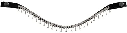 Acavallo Queen Stirnband, Größe:WB, Farbe:braun