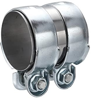 X AUTOHAUX Exhaust Pipe Tube Joiner Connector Sleeve Clamp 65mm 68.5mm 75mm