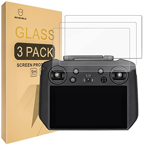 Mr.Shield Schutzfolie Kompatibel mit DJI RC Pro [RC-Fernbedienungs Zubehör] DJI Mavic 3 / Mavic 3 Pro/Cine/Air 2S / Mavic 2 Pro & Zoom [3 Stück] Schutzglas Schutzglasfolie 9H Härte