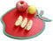 BYYLECL Tagliere a forma di frutta e verdura, taglieri in plastica multicolore antiscivolo, a forma di mela durevole e pratica