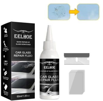 Kit De Réparation De Pare-Brise Fissuré, DIY Nano Fluide De Réparation pour Vitres D'automobiles, Kit De Réparation De Pare-Brise Fissuré, DIY Automotive Glass Nano Repair Fluid (1 PC)