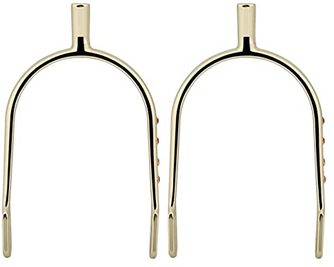 HEEPDD Schmale Zinklegierungs-Messing-Sporen für Damen, Verchromte Messing-Sporen, Verchromte Damen-Sporen für Plattierte Sporen (Gold)