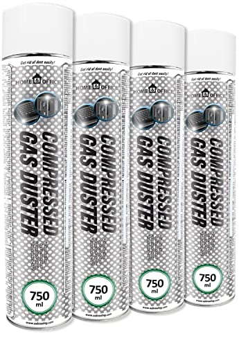 AABCOOLING 4 x 750ml Home&Office Druckluftspray K1 Air Duster, Staubgebläse, Büromaterial, Bürogeräte, Reinigungsgeräte, Reinigungspray PC Duster, Druckluft Spraydose, Kopierer, Bildschirmen