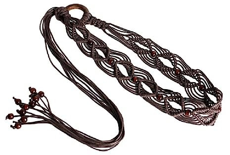 Perline Decori Cintura In Vita Stile Bohémien Cintura Elastica Da Donna Cintura Intrecciata In Stile Etnico Cintura Sottile Corda In Vita Colorata