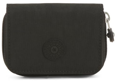 Kipling Damen-Geldbörse, kompakt, praktisch, Nylon, Reisekartenhalter, kleine Geldbörse, Tonal Black, 7,6 x 10,2 cm (L x H x T), Farbe: Schwarz, 3''L x 4''H x 1''D, Kompakt