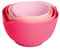 BoxedHome Classic Mixing Bowl Set, BPA Free Plastic, Microwave and Dishwasher Safe (Set of 4, Pink), 4.5 quarts