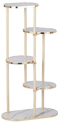 4/5 Tier Indoor Plant Stand,Holz Planter Stand Flower Stand, Multi Layer Plant Display Regal, für Home Wohnzimmer Balkon Ecke Dekor,5 Layer