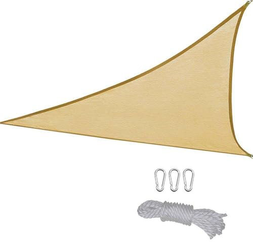 Sichuny Tenda da sole da 1 x 1 m, per finestre all'aperto, traspirante, triangolare, extra grande