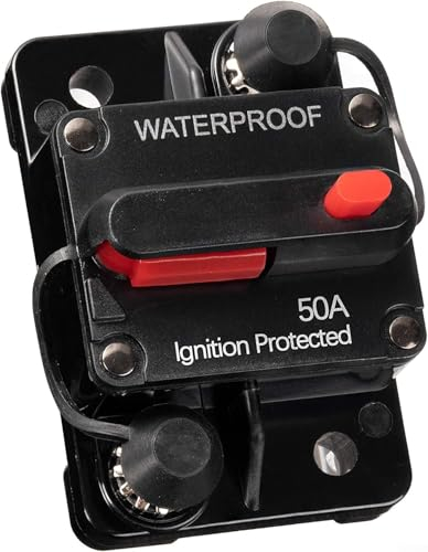 Disjoncteur de voiture étanche M6 - Réinitialisation - 30 3000 A - 12 V - 24 V CC (30 A)