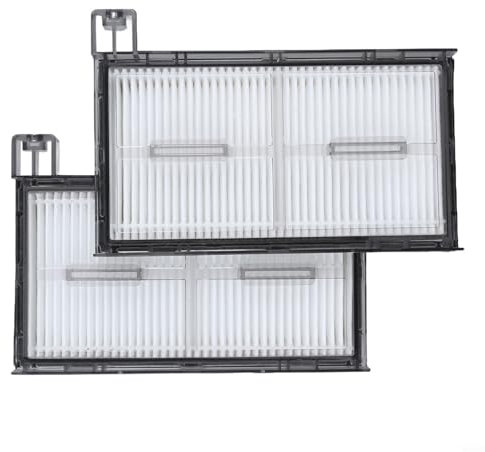 HOgardenME 2 Stück Ersatzfilter für X8 Pro Serie Staubsauger Filtrationsnetz-Ersatz für X8 Pro SES Roboter-Staubsauger Ersatz-Zylinderfilter Staubsauger HEPA-Filter
