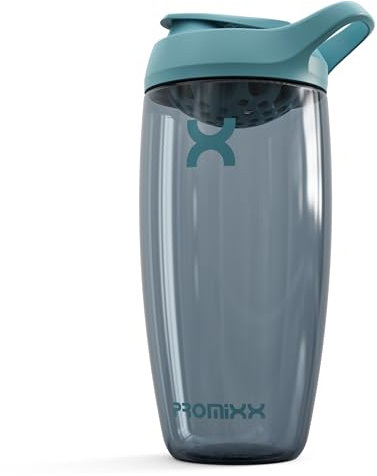Promixx PURSUIT Eiweiß Shaker – 950ml Premium Shaker für Proteinpulver, Supplements & Pre-Workout – Auslaufsicher, BPA-frei, Leicht zu Reinigen – Ozeanruhe Blau