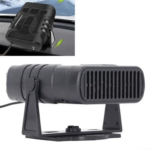 Car Heater, 2-in-1 Multi-Function Solar Heater, 20W Portable Car Heater, Quick Heating Defrost And Defogging, With Battery Compartment