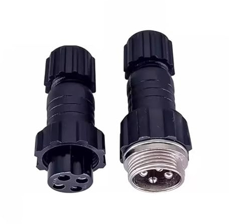 eufeifeiegds 5/20Sets QL16 M16 Luftfahrt Ip65 Männlich Weiblich Docking Panel Montiert Stecker 2/3/4/5/6/7/8/9pin wefeiegds(Docking 4P,5 Sets)