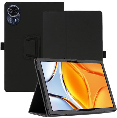 AKNICI Funda para TECLAST T70 Tablet 14 Pulgadas, PU Protectora Carcasa Cover con Magnetite y Cinturón de Seguridad y Soporte Función para TECLAST T70 (Negro)