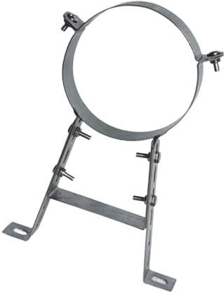 KESOTO Collier de Fixation pour Tuyau de Cheminée avec Support Mural, pour Tuyau de 150 Mm