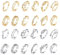 COYUN 24 Pcs Anneaux ouverts et réglables, bague orteil femme, bague de pied, pour femmes, Toe Rings,Bague de Jointure, Bague Ete Plage Pied Bijoux pour Fille, Bande Anneau Filles Ensemble (Or,Argent)