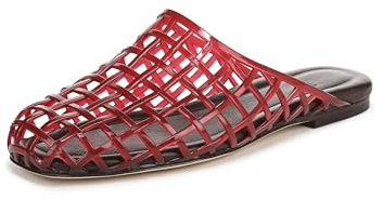 Vince Women's Barcelona Jelly Sandals, Poppy Red, 7 UK