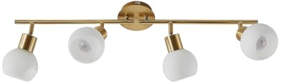 Lindby Deckenlampe 'Elaina' in Gold/Messing aus Metall u.a. für Wohnzimmer & Esszimmer (4 flammig, E14) - Deckenleuchte, Lampe, Wohnzimmerlampe