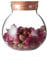 1 contenitore vuoto da 500 ml in vetro trasparente, con tappo in sughero, per la cucina, per fiori, tè, caramelle, biscotti, fagioli mung, frutta secca, spuntini